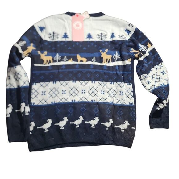 Merry Christmas Ya Filthy Animal Ugly Christmas Unisex Sweater XL - Picture 4 of 9